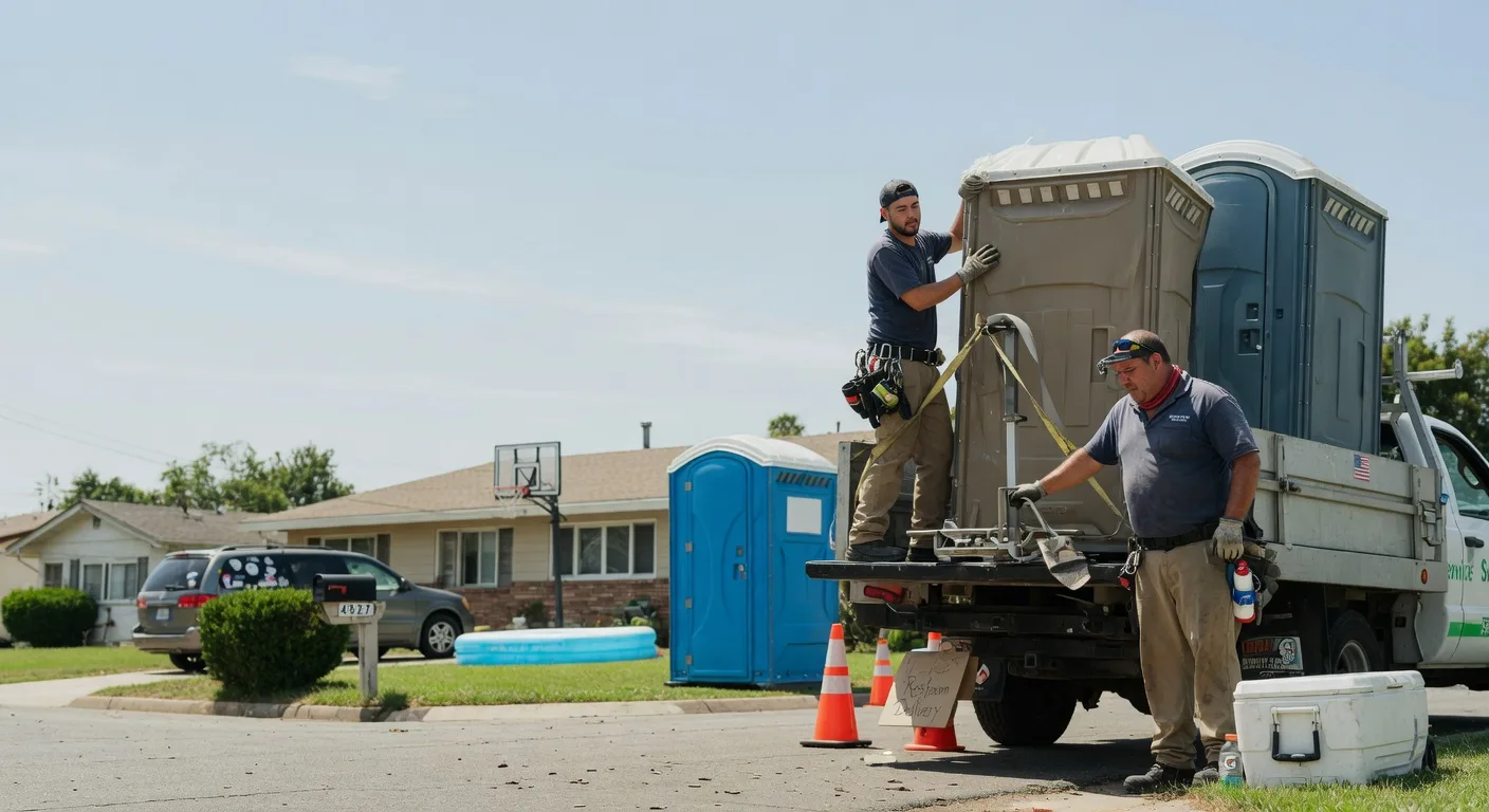 Porta Potty Rental in Hughes Springs, TX near me